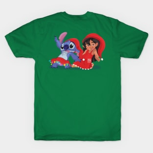 Merry STITCHMAS transparent T-Shirt